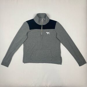 PINK Victoria's Secret Quarter Zip Sweater